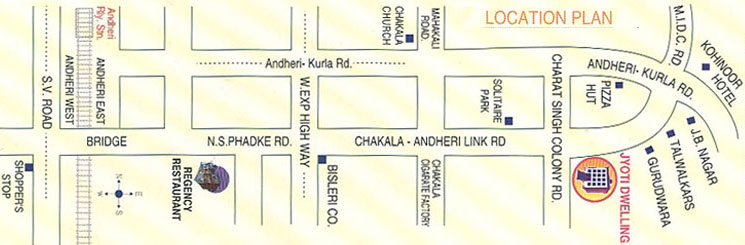 Hotel Jyoti Dwelling Location